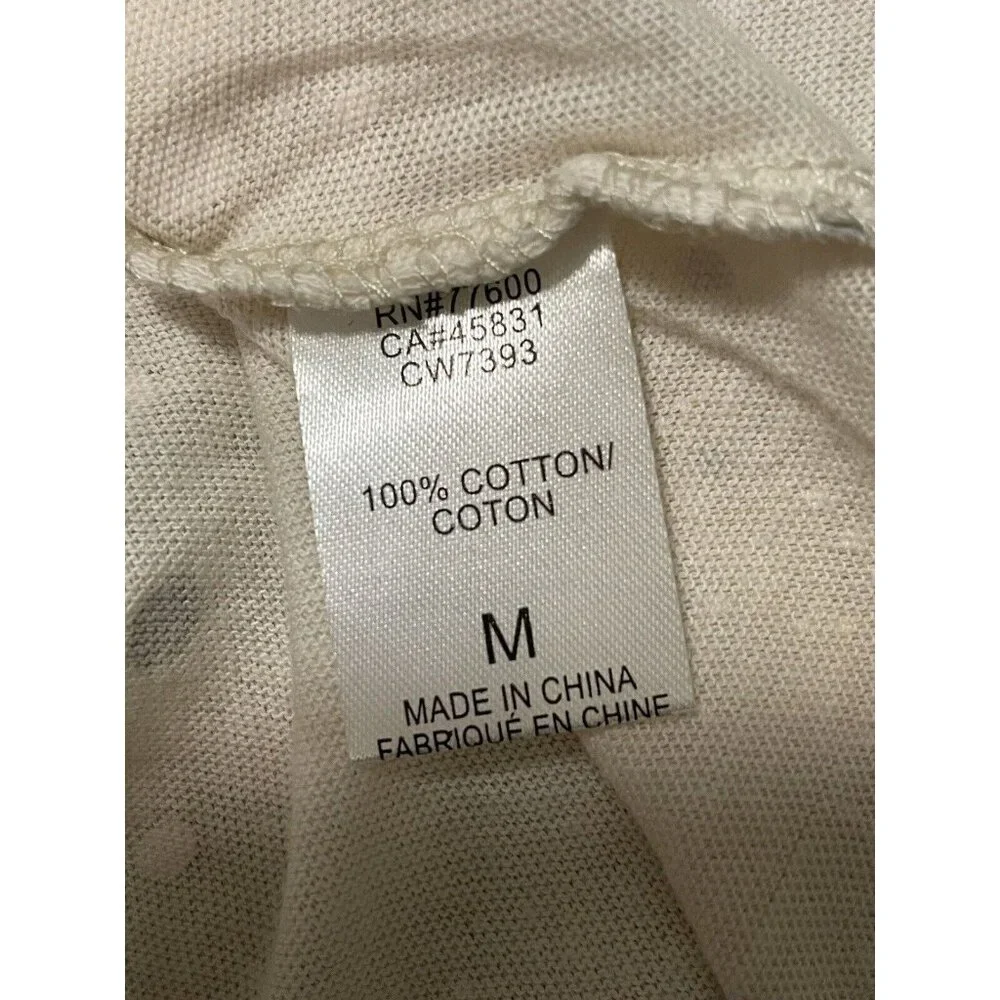 CHASER Def Leppard World Tour Concert Graphic Tee Au Lait Cotton Size M - Picture 5 of 5